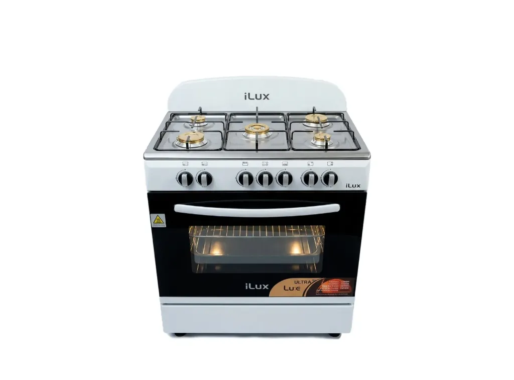 [177006] Cuisiniere Ilux 5 Feux Lxg-70W Noir