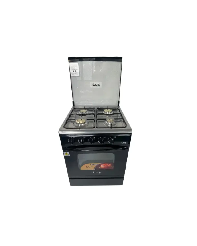 Cuisiniere Ilux Lxg-72B 4 Feux Noir