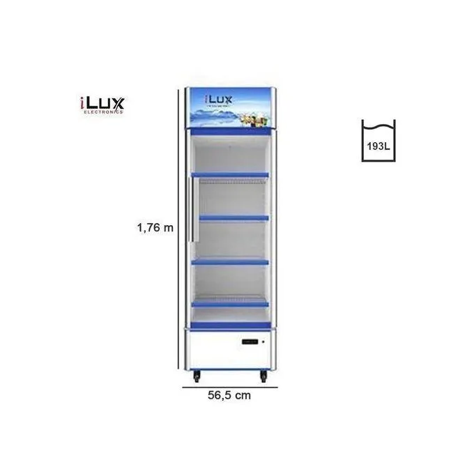 Refroidisseur Vitrine Vertical Ilux Ilv193 193L