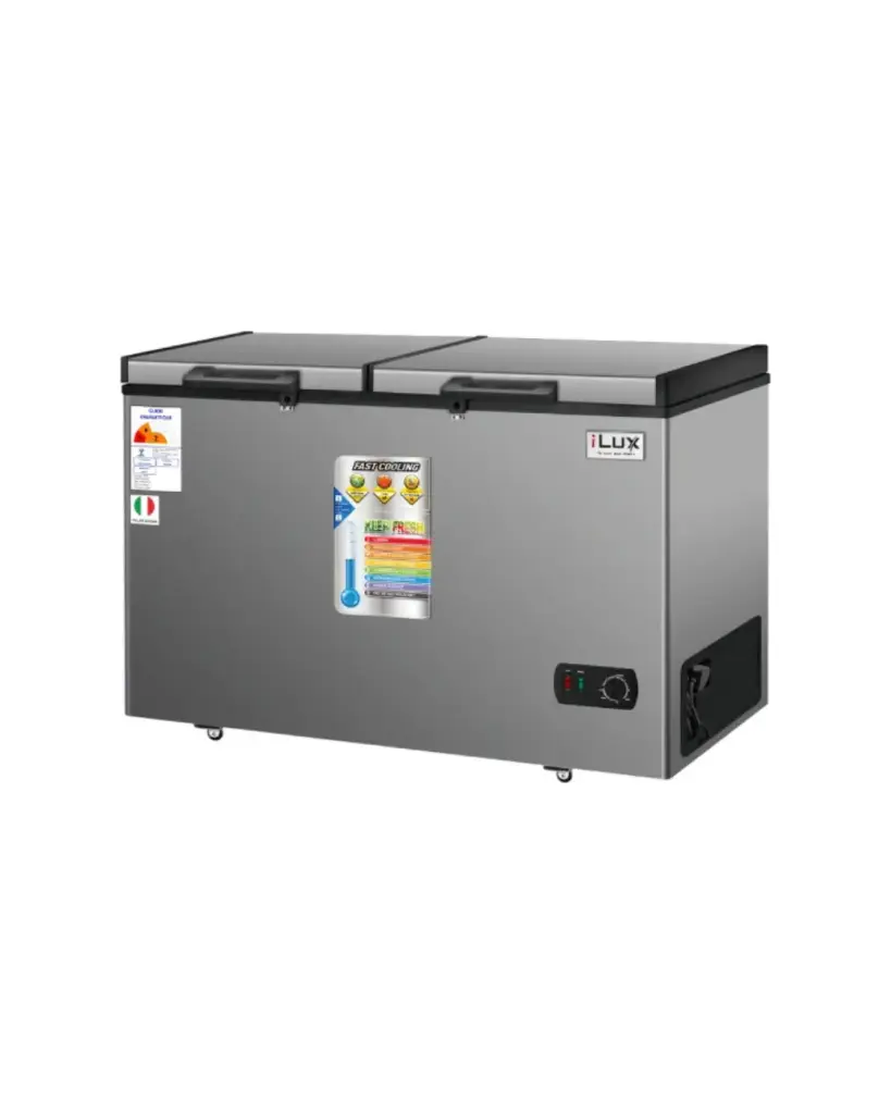 iLUX Congélateur Horizontal 2 Battants - 418L - ILCH418